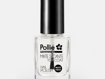 mate_secante_pollie Mate Secante Top Coat Pollié 12 ml – Acabado Mate de Secado Rápido