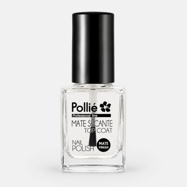 Mate Secante Top Coat Pollié 12 ml – Acabado Mate de Secado Rápido